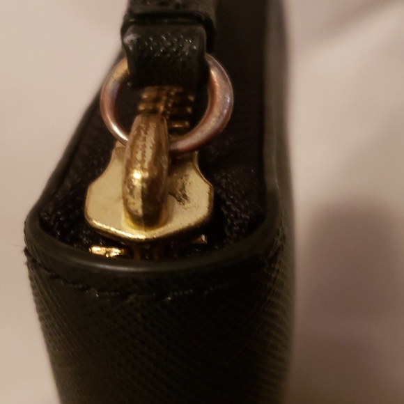 Tory Burch Robinson Continental Zip Around Wallet Black - Picture 5 of 10